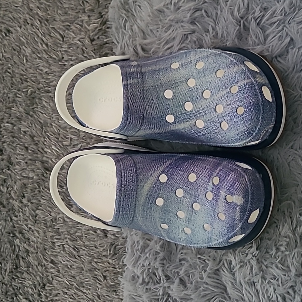 Classic mega crush denim clog